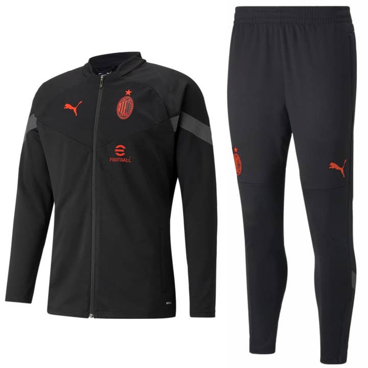 Puma AC Milan Training Suit Black 2022/23 for wholesale by SchnappFreude