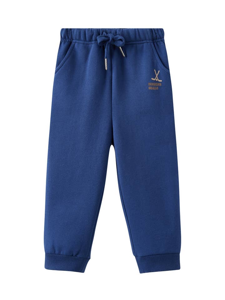 Organic Toddler Fleece Sweatpant-Navy for wholesale by Norsu Organic