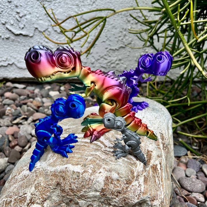 NumanPrints – Brinquedo Fidget - Crianças por atacado – Flexi T-Rex Articulado Brinquedo Oferta de Aniversário Flexi T-Rex4