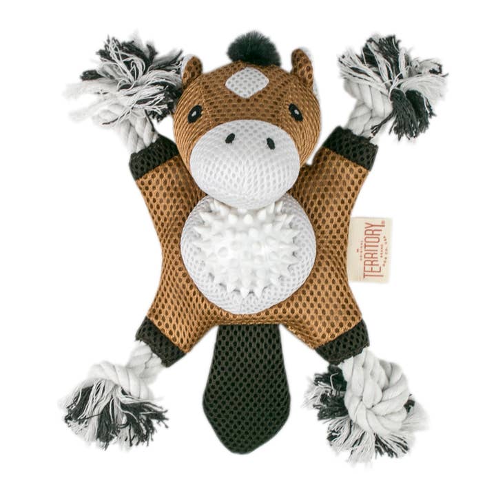 Territory Farm Friends Horse 2-in-1 Dog Toy for wholesale by Original Territory