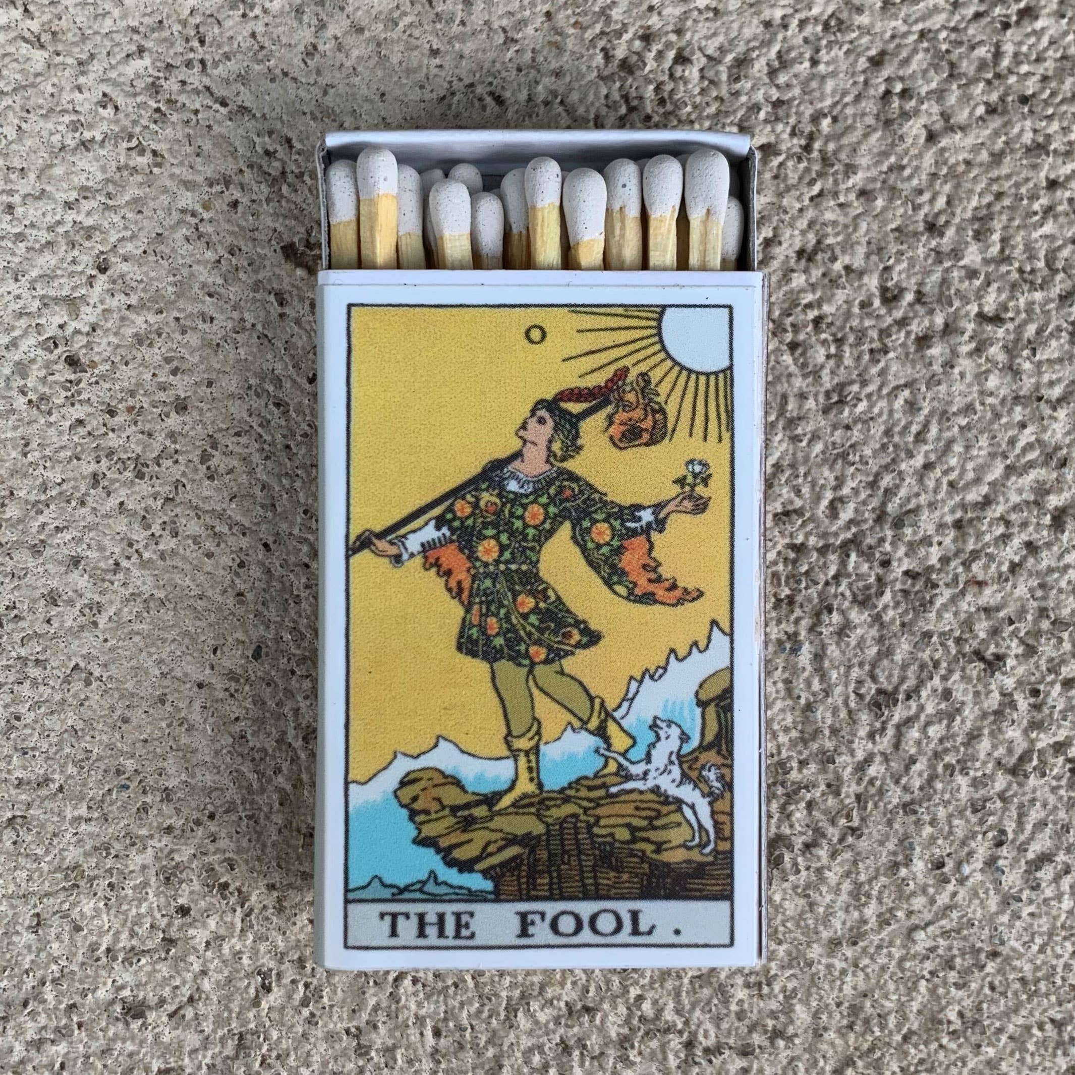 Most Amazing - Wholesale Matches - Tarot Matchbox - The Fool • Decorative Matches • Candle Acc