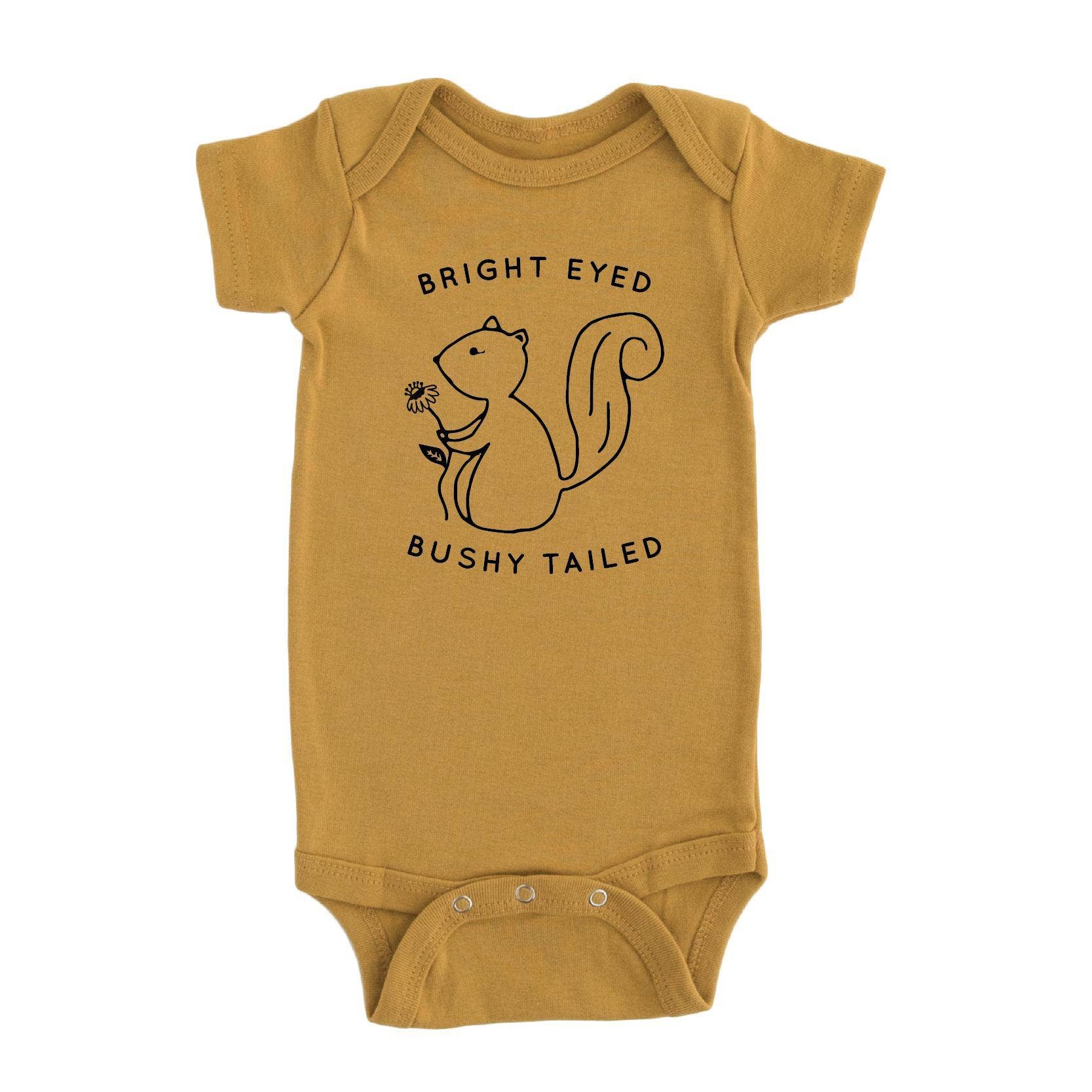 Nature Supply Co - Wholesale Bodysuit (Non-Footed) - Baby - Bright Eyed Bushy Tailed Baby Bodysuit Onesie Baby Clothing6
