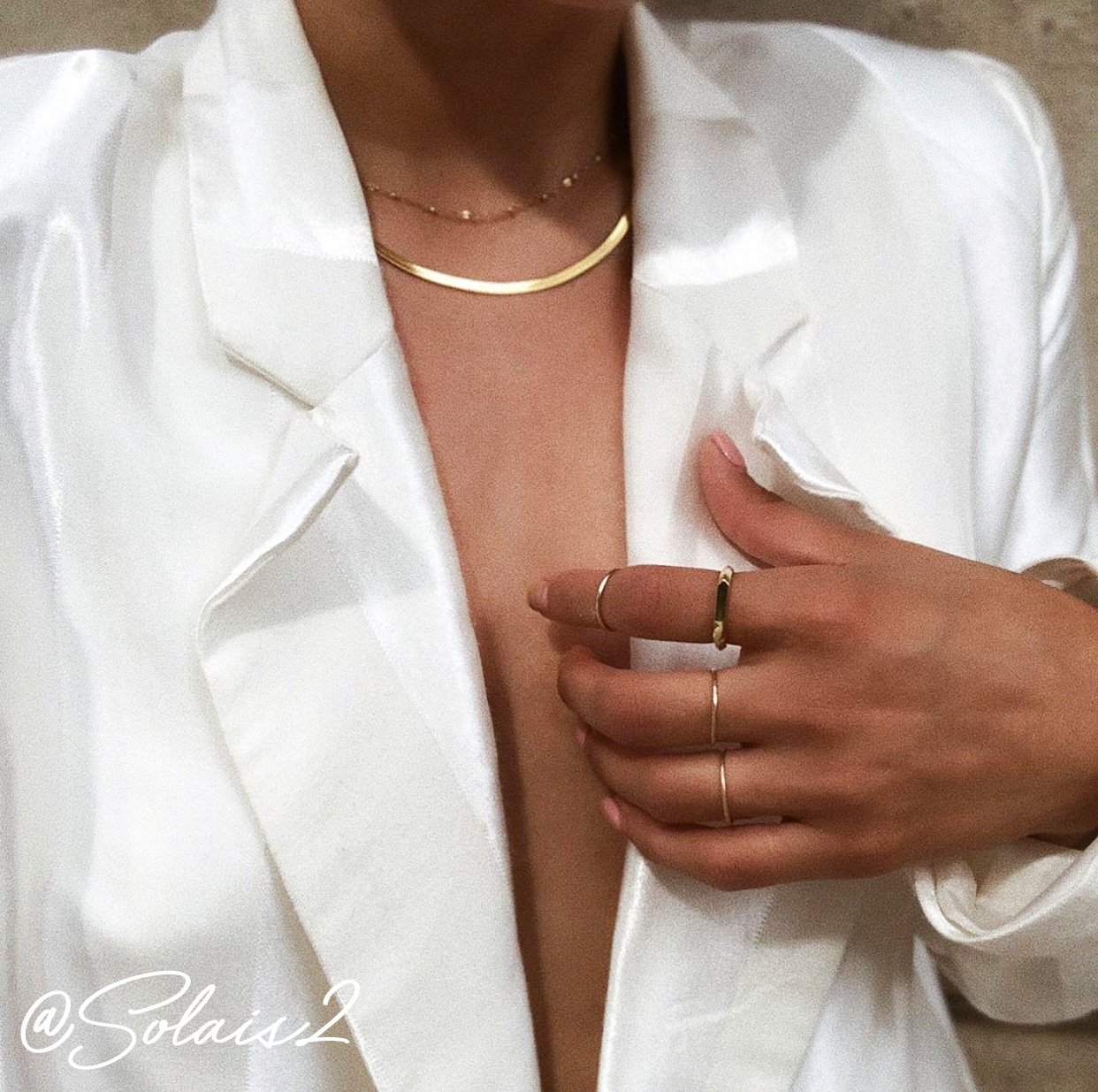 Gold Florence Herringbone Necklace for wholesale on Faire1