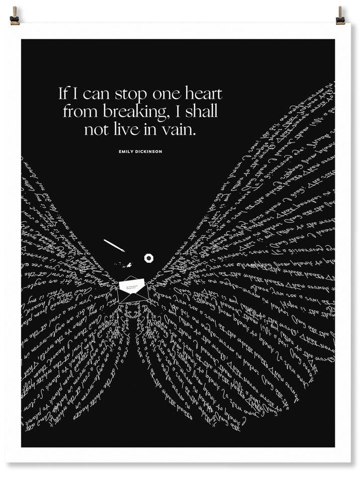 Emily Dickinson Print for wholesale by Obvious State