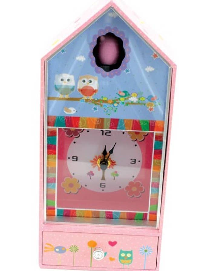 Búho con reloj para venta al por mayor de Musicbox world