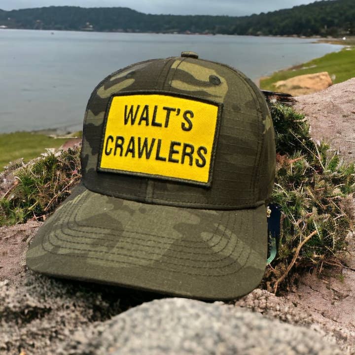 Detroit Shirt Co. - Wholesale Baseball Cap - Unisex - Hat - Walt's Crawlers Patch - Black Camo
