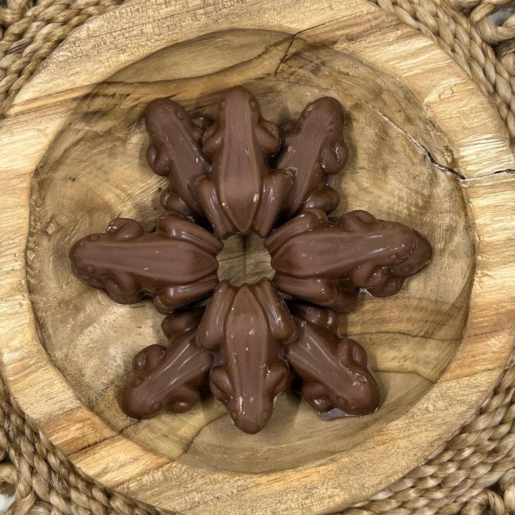 Frogs Caramel filled Bulk 24/Box - Poppy's Chocolate Wholesale