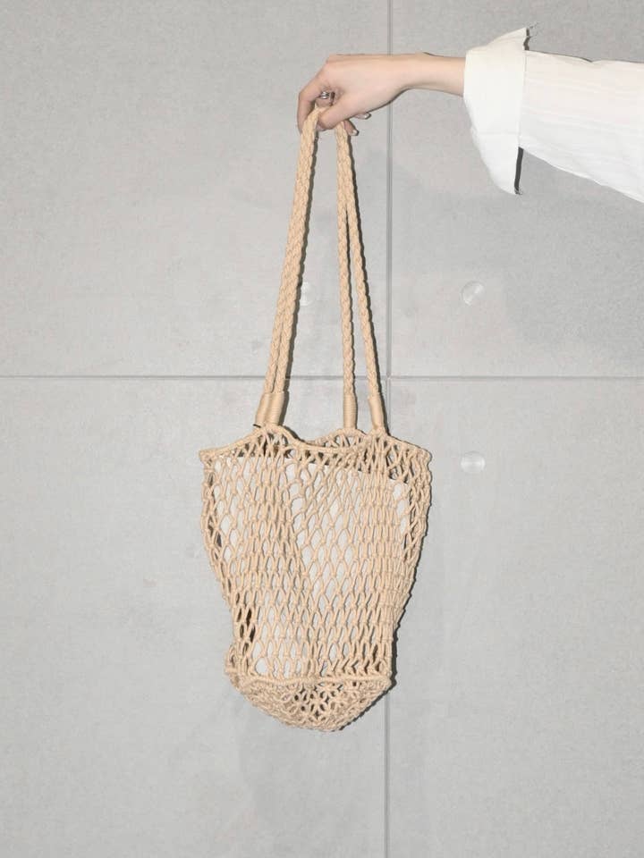 Bolsa de tela tejida para venta al por mayor de Blanc.Noize