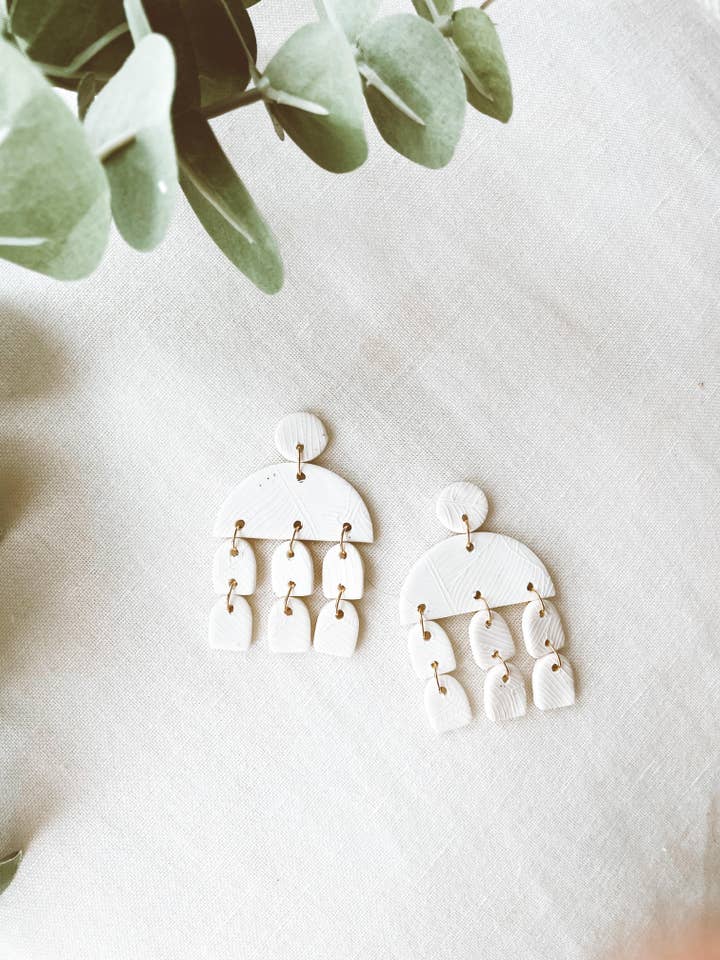 Genevieve in getextureerd wit voor wholesale door Terra•Cotta