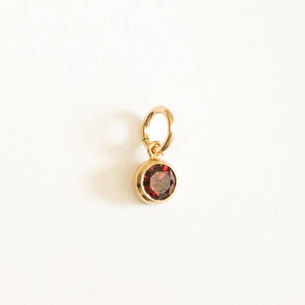 PETITE GOLD - Wholesale Individual Charm/Pendant - Birthstone Pendant