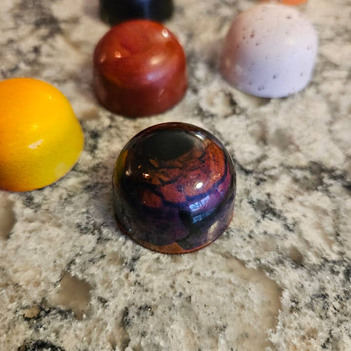 J. Patrice Chocolate Studio - Wholesale Chocolate - Coconut Cardamom Caramel - Bulk BonBons 12 piece Tray 1