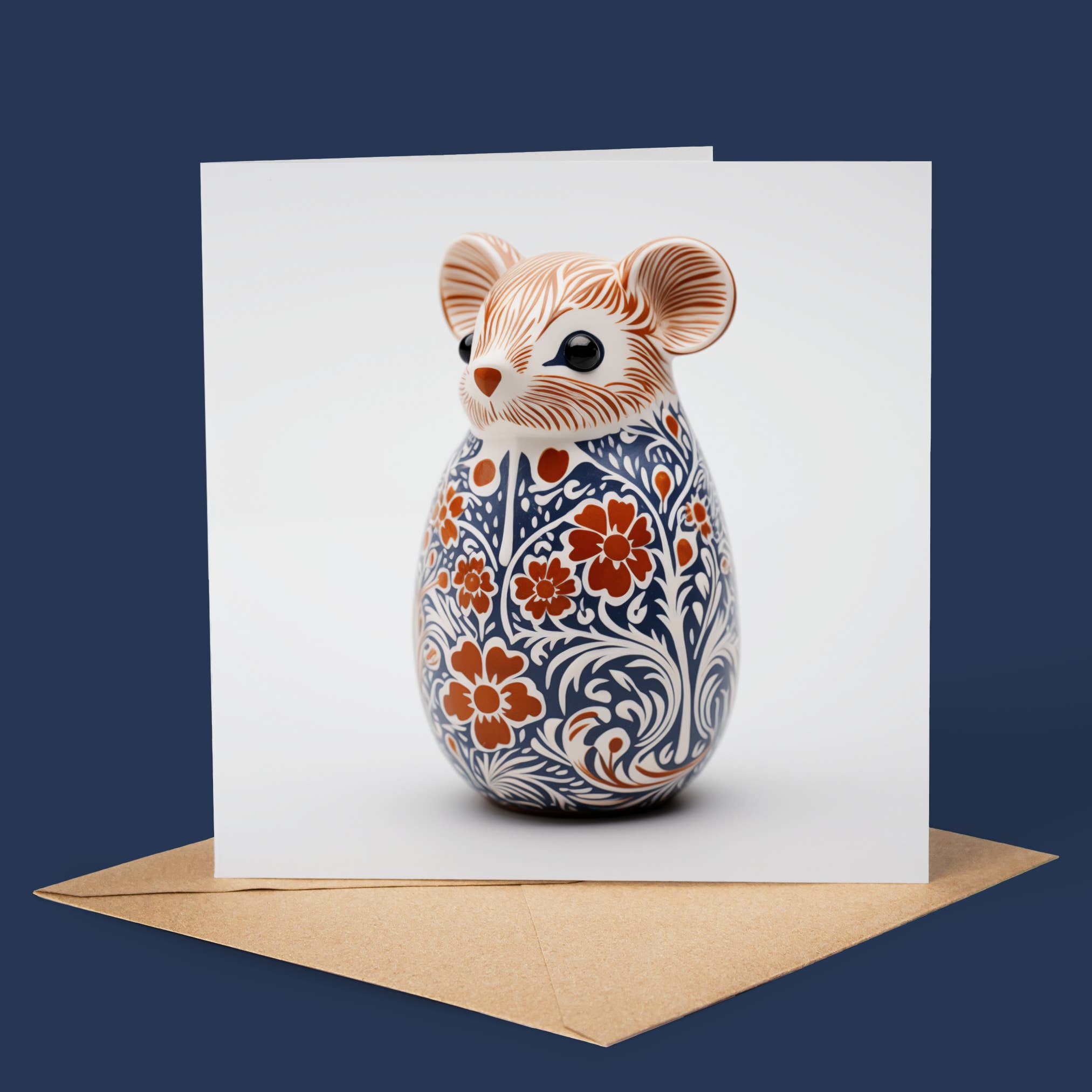 Good Post Day – Großhandel Grußkarten für den Alltag – Matroschka-Maus 2 - 2D gedruckte Karte0