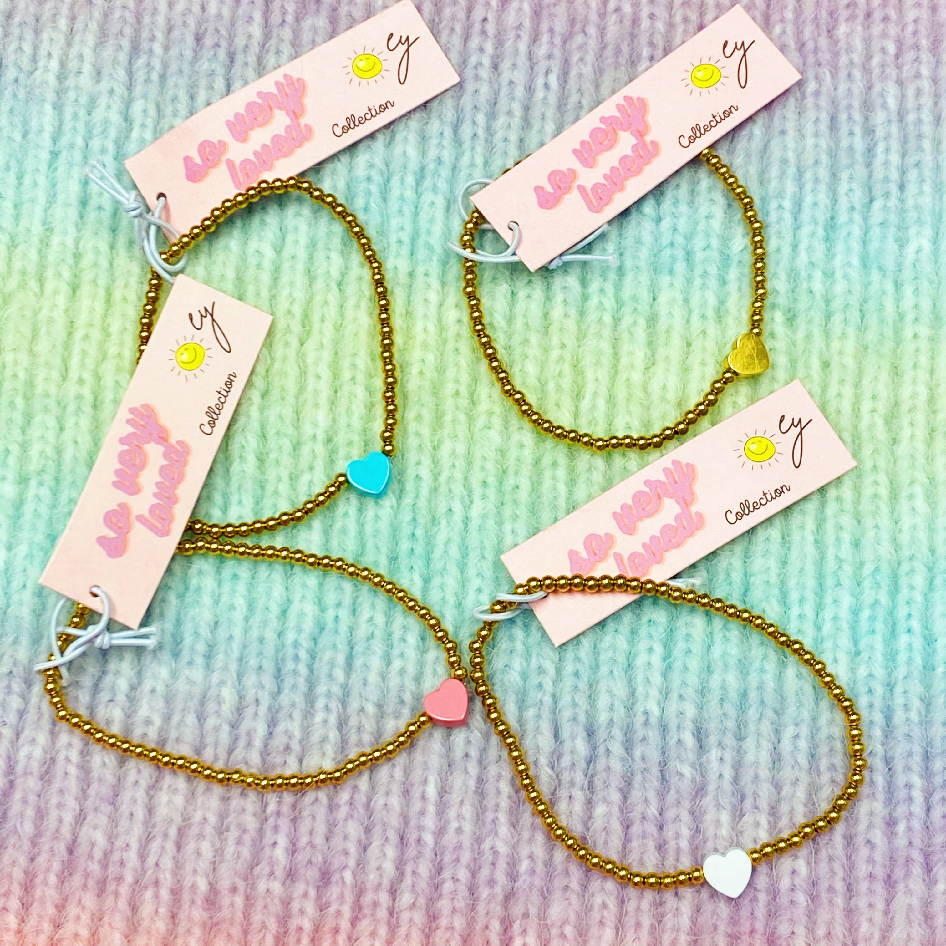 Ellison+Young – Pulseira de missangas por atacado – Pulseira Coração Muito Amado2