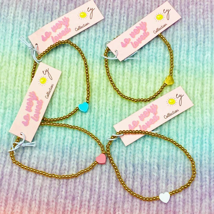 Ellison+Young – Pulseira de missangas por atacado – Pulseira Coração Muito Amado2