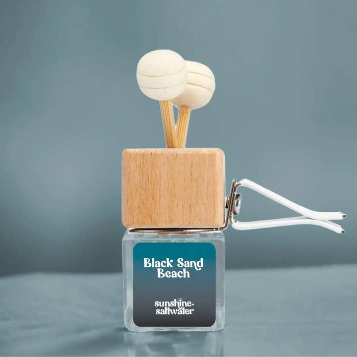 Schwarzer Sandstrand | Auto-Diffusor für den Großhandel von Sunshine + Saltwater