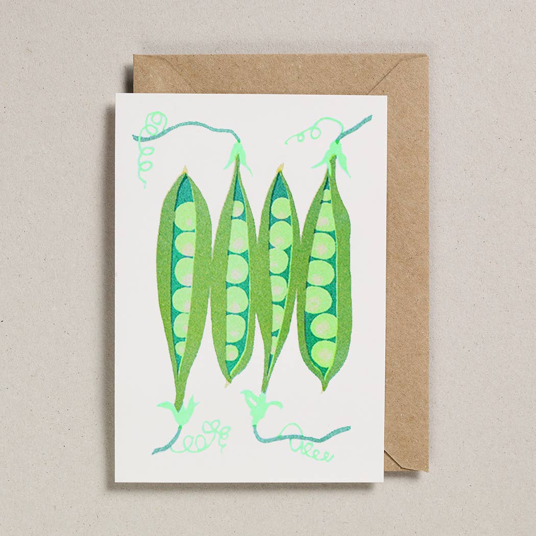 Petra Boase Ltd (US Duties Paid) - Wholesale Everyday Greeting Card - Grow Cards (Pack of 6) Peas0