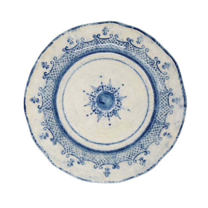 Arte Italica & Crown Linen Designs - Wholesale Dinner Plate - Burano Dinner Plate - New Color