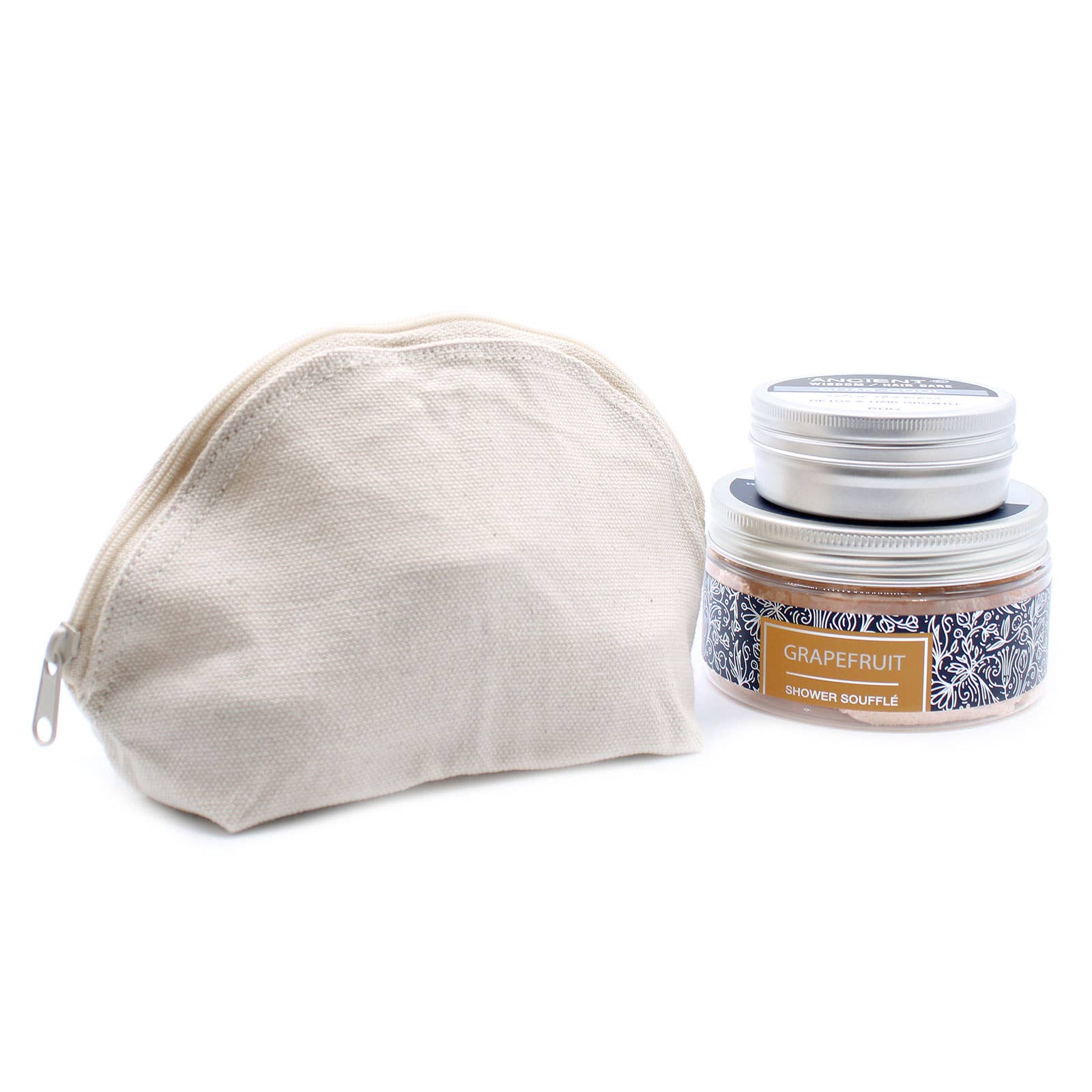 AW Artisan - Wholesale Toiletry Bag - Unisex - Natural Cotton Toiletry Bag 10 oz - Half Moon2