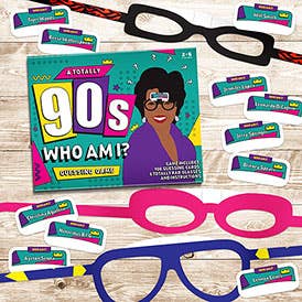 Gift Republic - Wholesale Card Game - 90s Who Am I? Celebrity Guessing Card Game