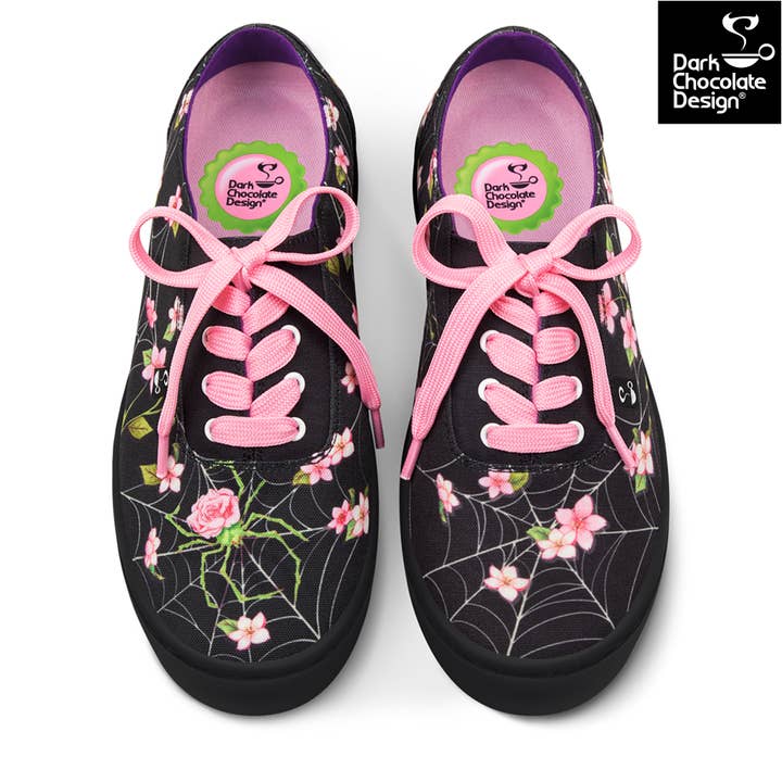 Popping Candy - Wholesale Lifestyle trainers – Women′s - Hot Chocolate Design - Spider Blossom Sneakers5