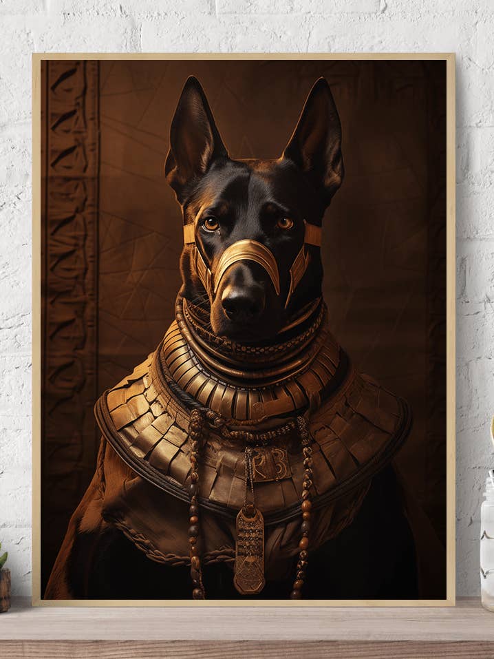 Impression murale sur toile de berger allemand égyptien pour la vente par Arttique - Artistry Canvas Prints
