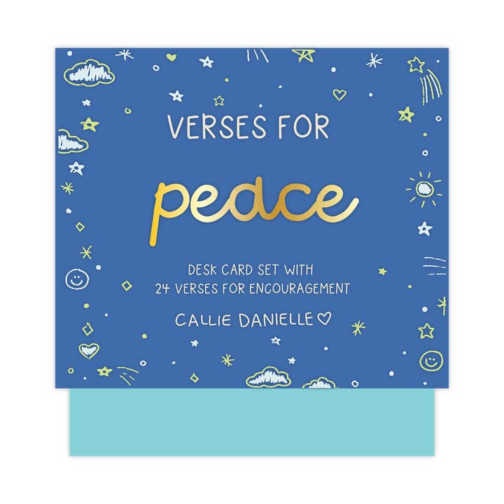 Verses for Peace – Bible Verse Card Set with Display Stand for wholesale by Callie Danielle