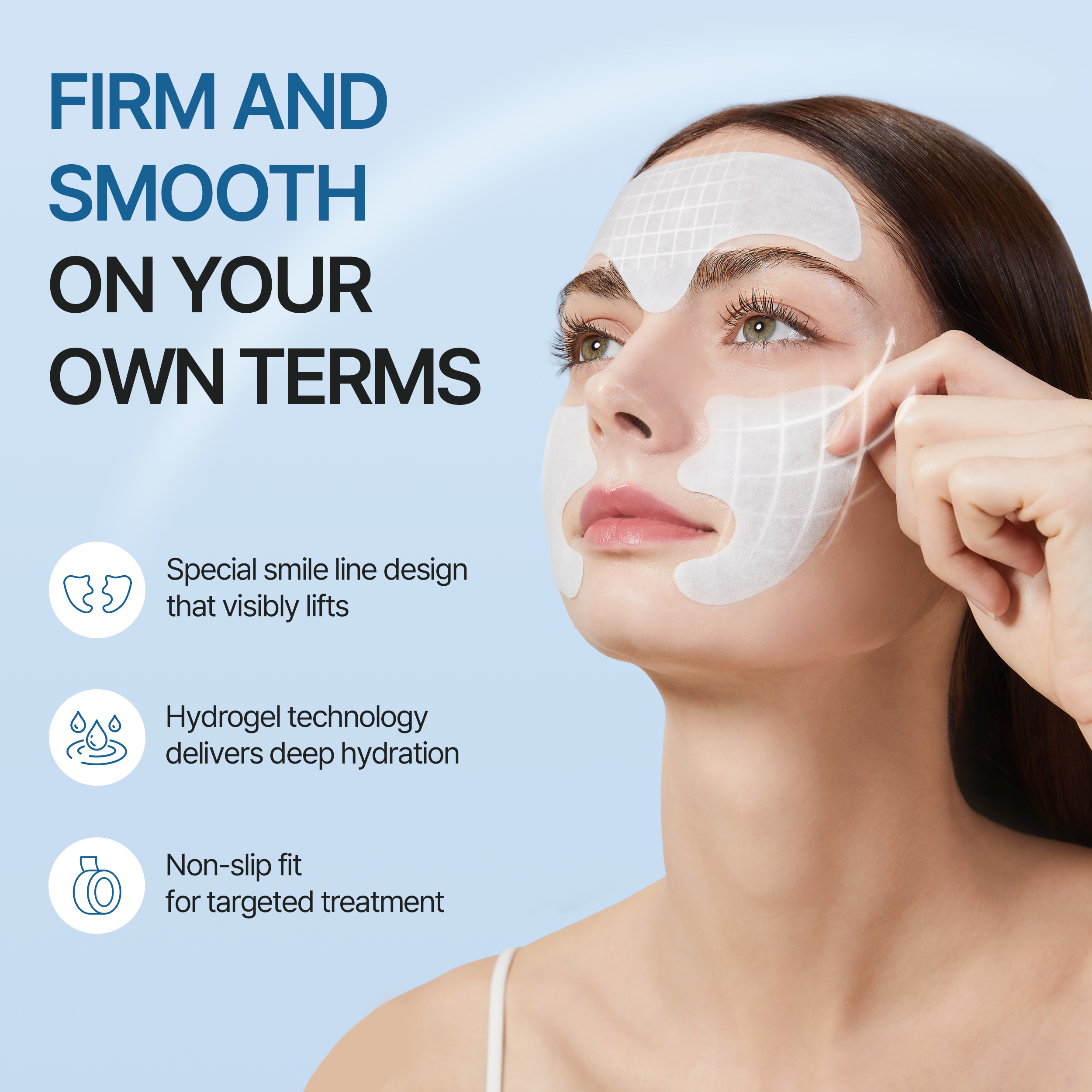 VC LEMONADE CORP. - Wholesale Skincare Face Mask - Forehead and Smile Line Wrinkle Patches4