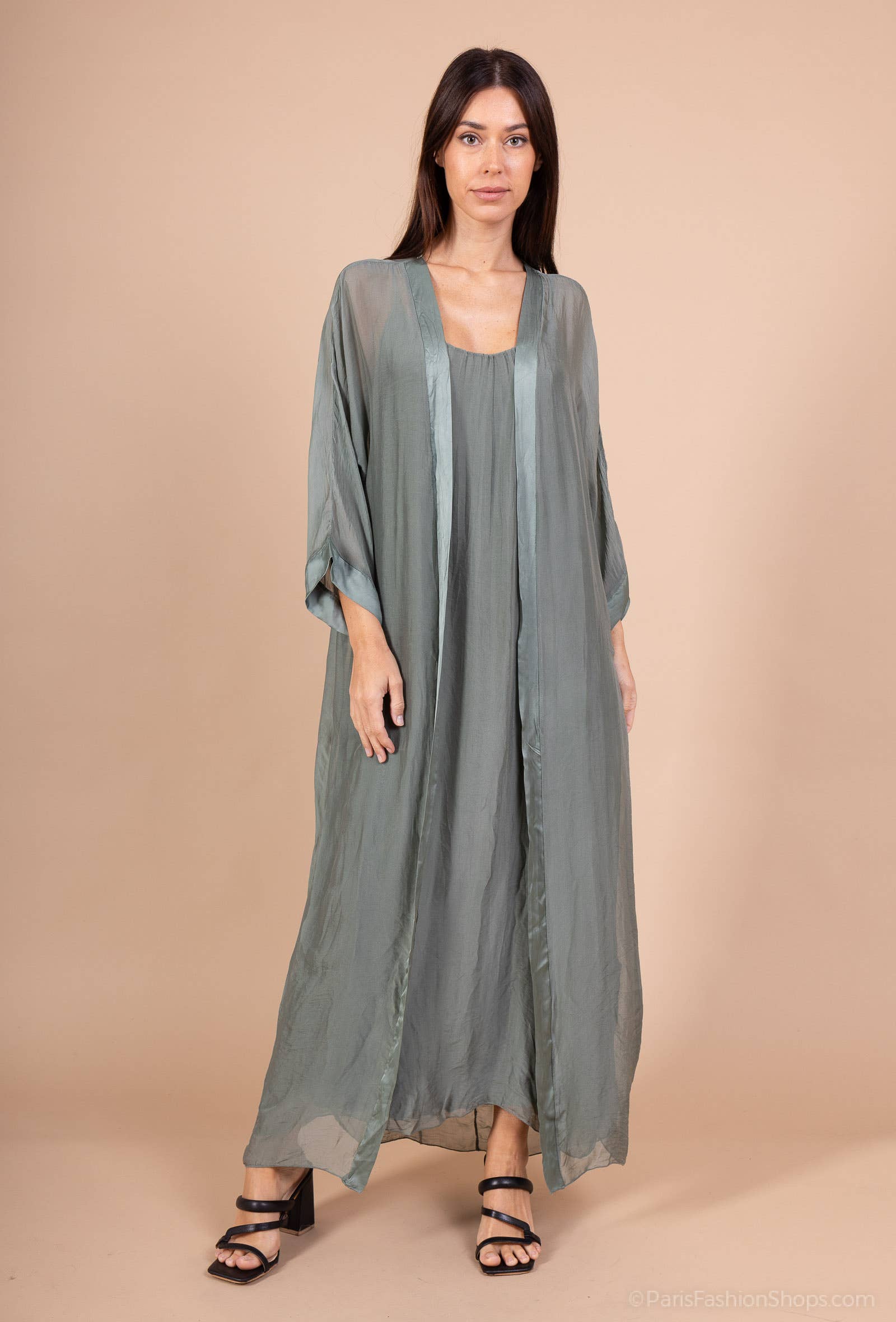 Shyloh - Wholesale Jacket - Women's - Long silk jacket 1341217