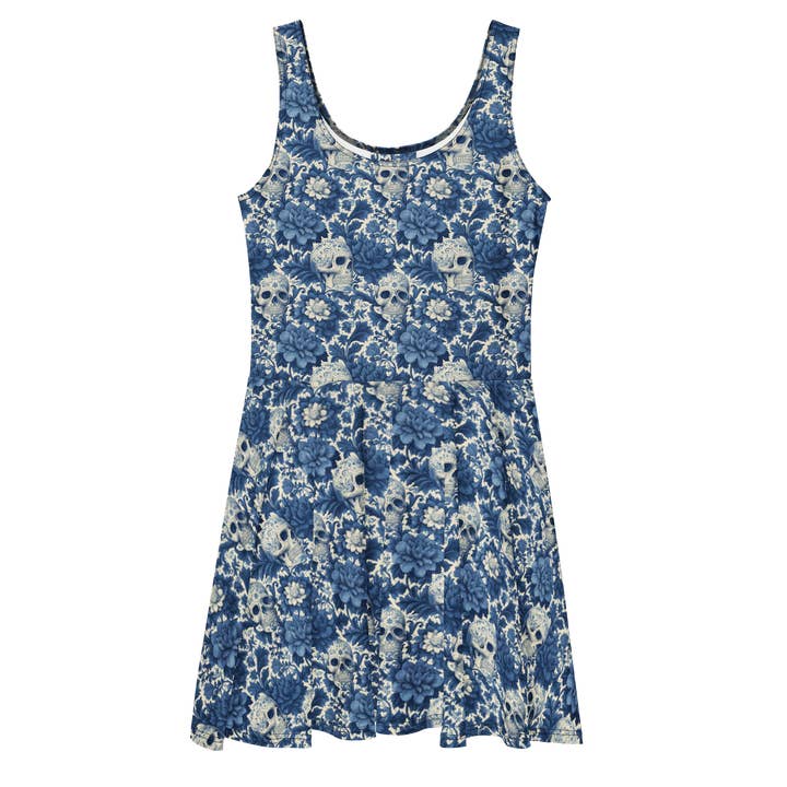 Blød Apokalypse: Porcelæn Calavera Vildblomst Solkjole for engroshandel hos Texas Eclipse Outfitters