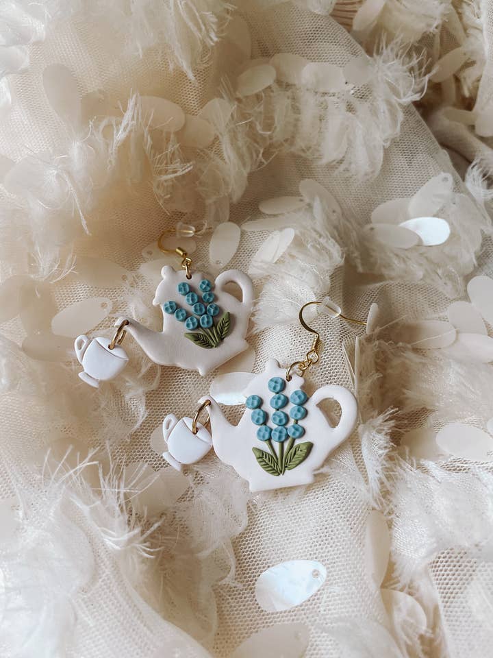 "Tea Time" Earrings for wholesale by Placed by Grace