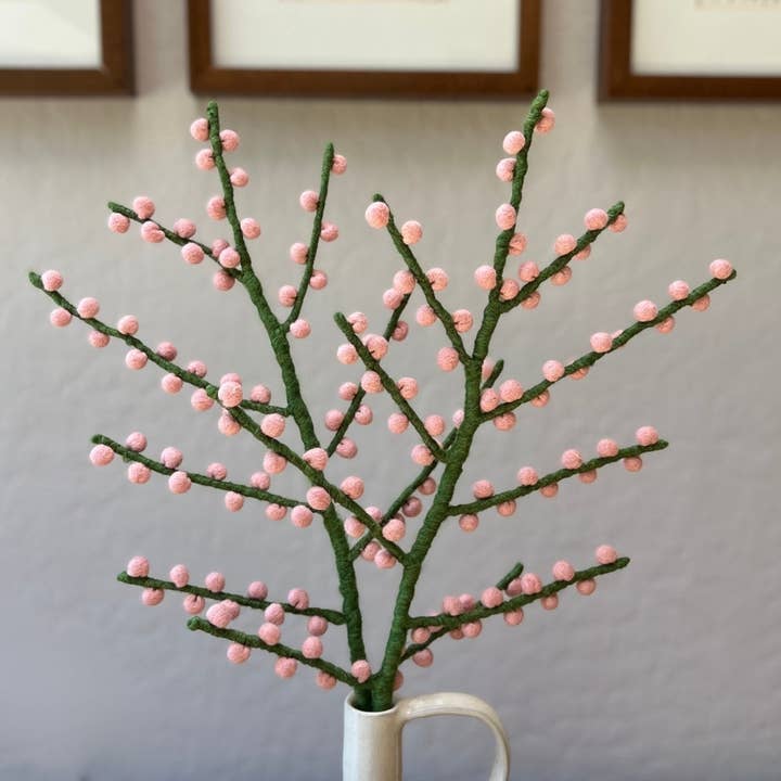 Humble Hilo - Wholesale Artificial Flowers - Humble Hilo Handmade Felt Flowers, Berry Stems19