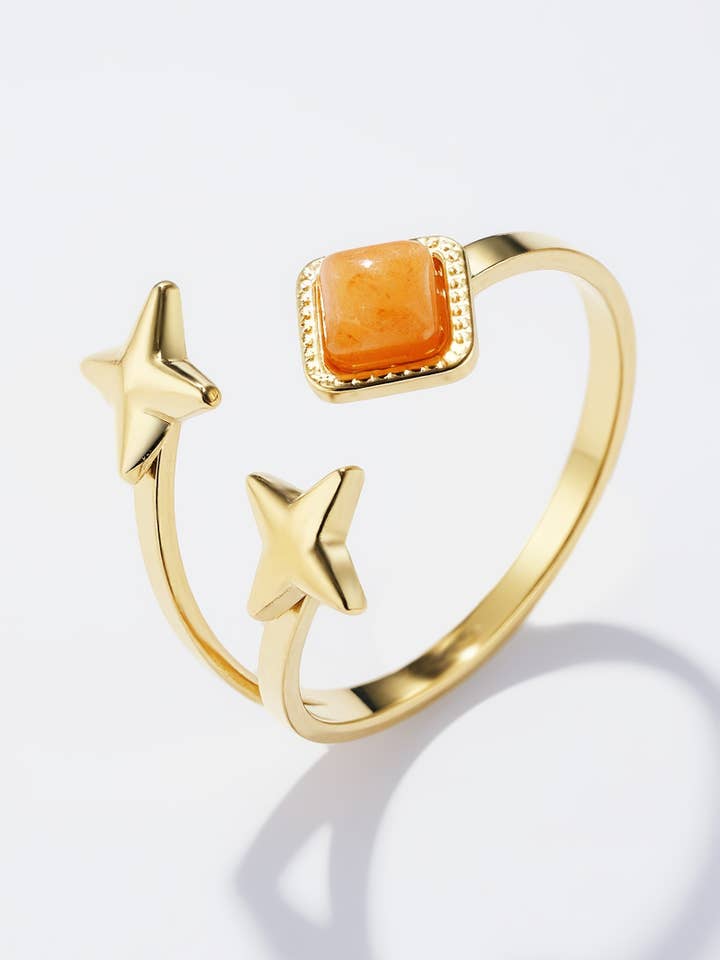 Stainless steel rings 424RX239 for wholesale by BYREN | ÉLINE L'ATELIER