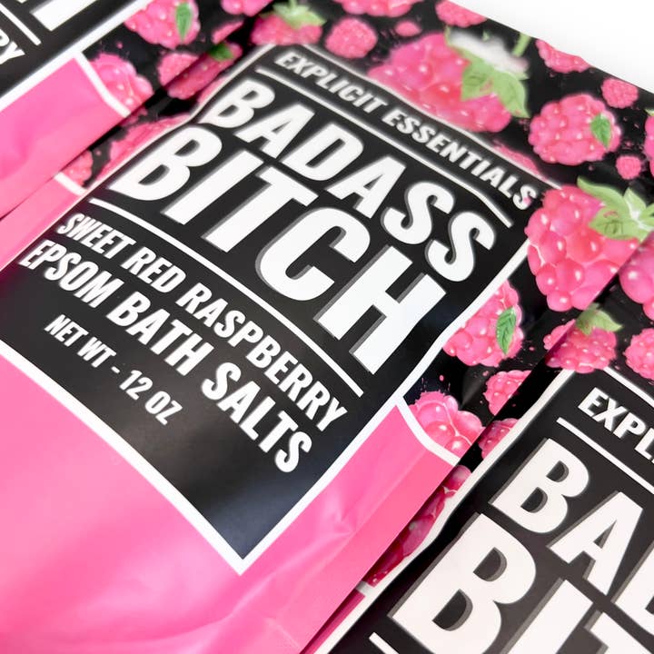 Explicit Essentials - Wholesale Bath Salts - Bad Ass Bitch Bath Salts 12oz Bag 7
