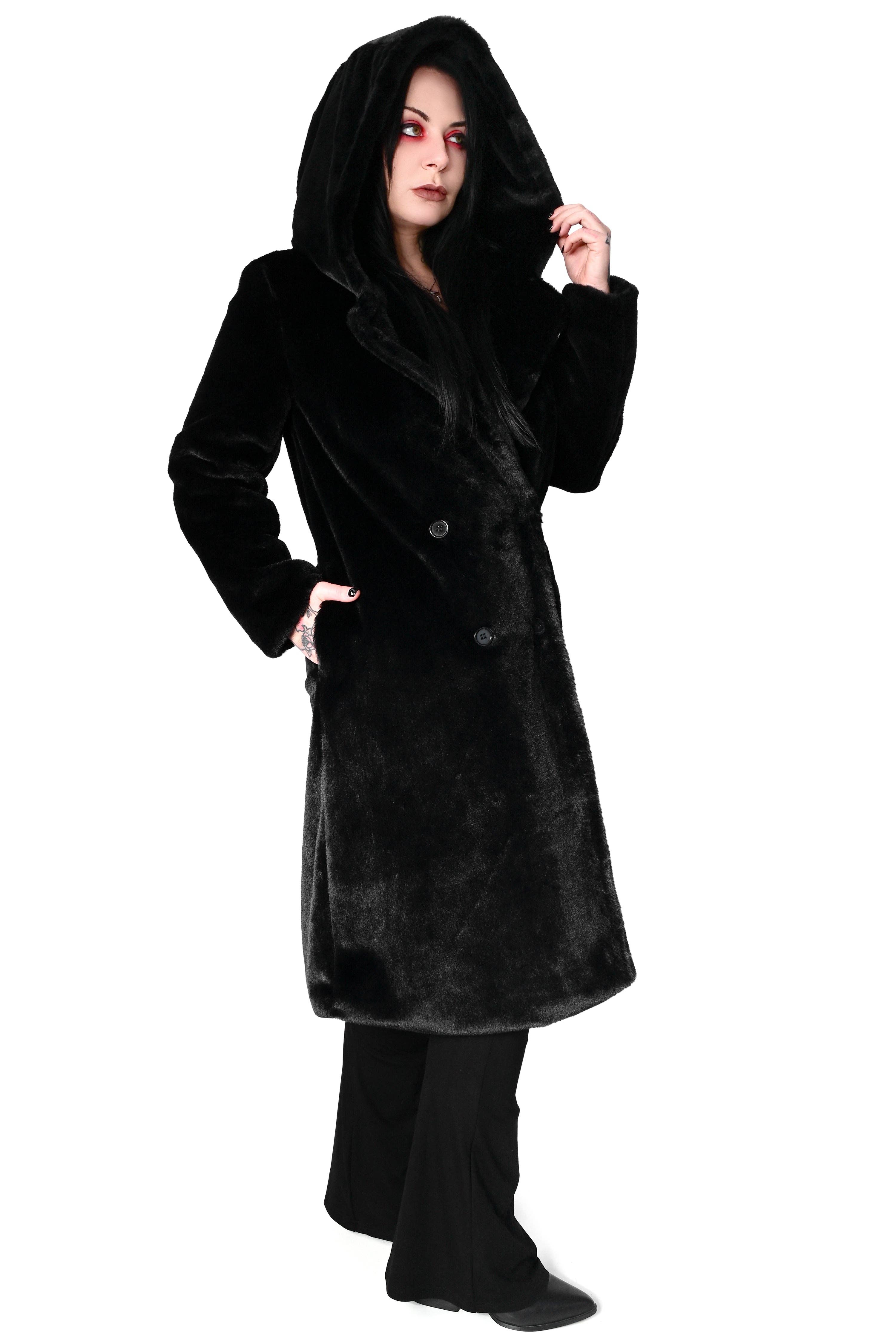 Foxblood - Wholesale Fur/Faux Fur Coat - Women's - Thora Faux Fur Coat3