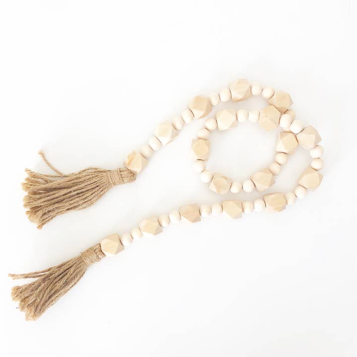 Foundations Decor - Wholesale Bunting/Garland - Wood Bead Garlands - classic colors and shapes11