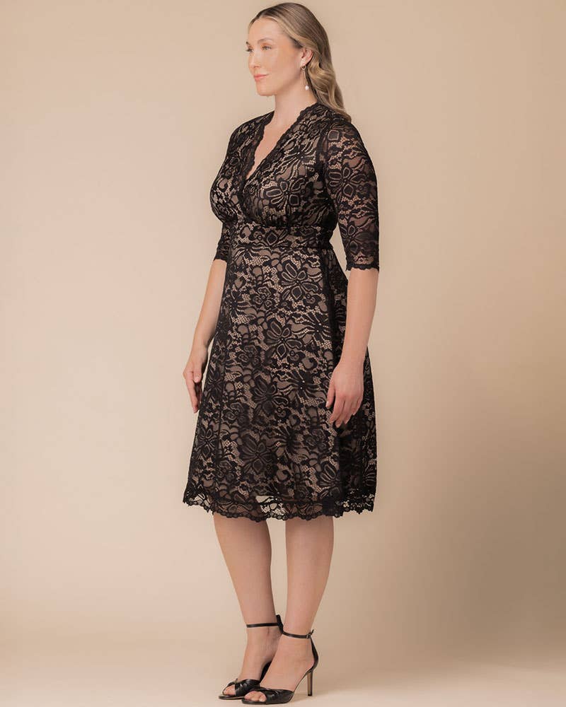 Kiyonna - Vente Robe – femme - Robe cocktail Mademoiselle en dentelle - Taille plus11