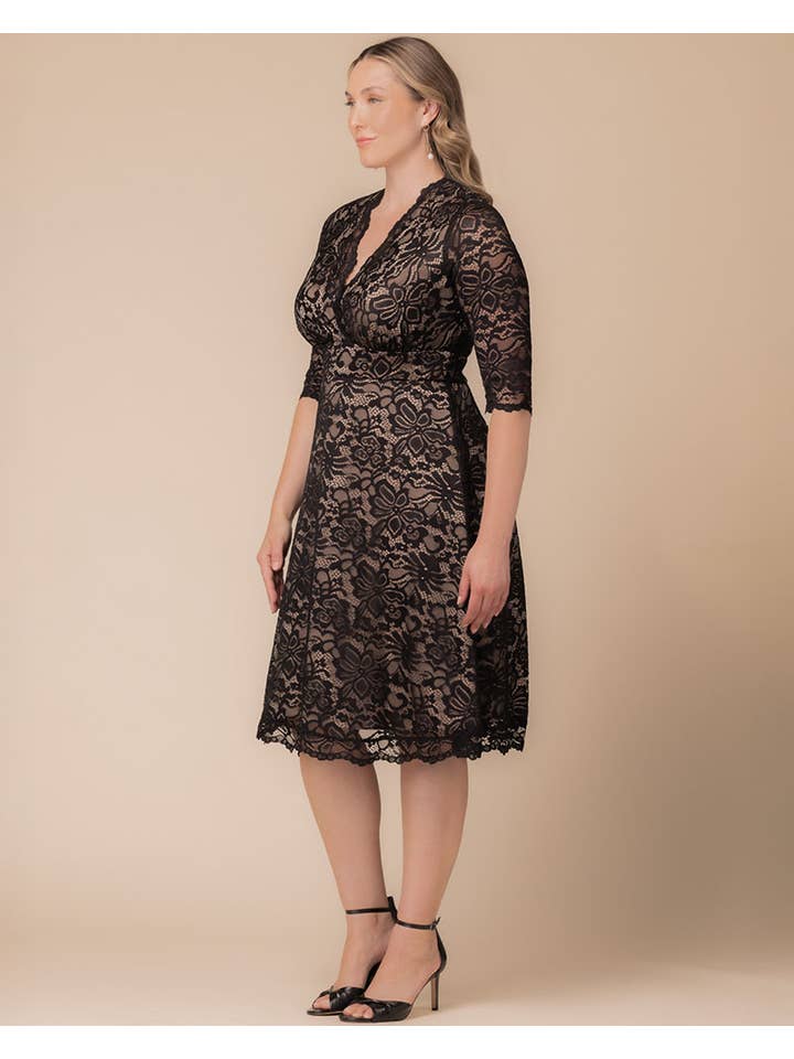 Kiyonna - Vente Robe – femme - Robe cocktail Mademoiselle en dentelle - Taille plus11