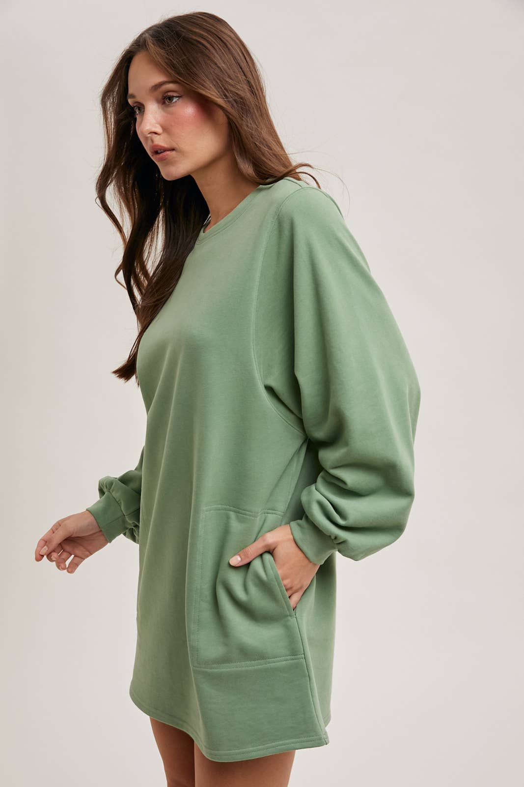 Bluivy - Vente Robe – femme - Robe mini en french terry11