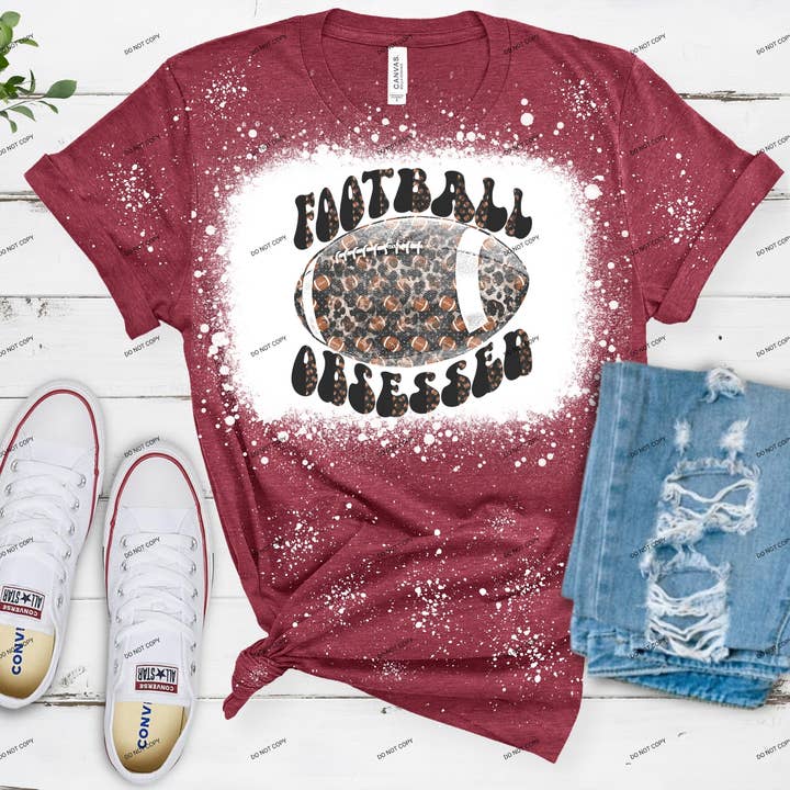 Football Obsessed Tshirt, Football Season Apparel, Sports Te for wholesale by GDesignstees