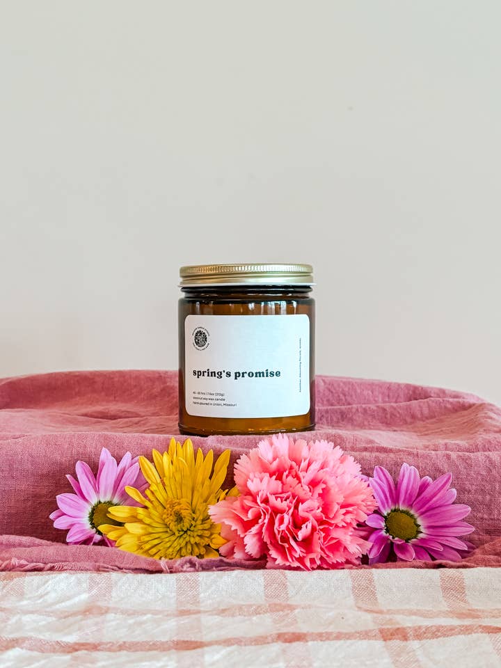 Spring's Promise for wholesale by Meadow Candle Studio LLC