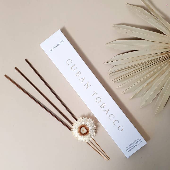 Cuban Tobacco Incense for wholesale by Wool & Indigo