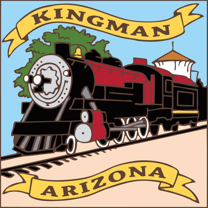 Kingman, Arizona Train Tile (8133A) for wholesale by Earthtones Tile
