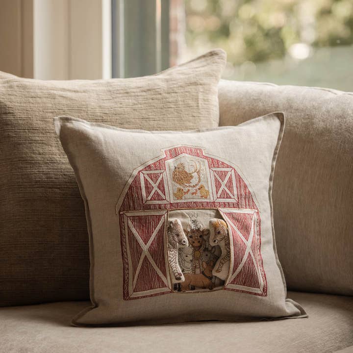 Coral & Tusk - Wholesale Throw/Decorative Pillow - Red Barn Pocket Pillow5