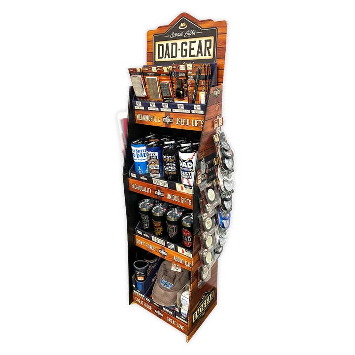 Father's Day Dad Gear Assortment 78PC Floor Display for wholesale by Novelty Brands