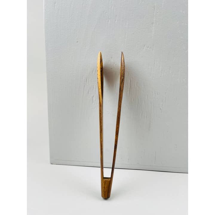 Baroy - Wholesale Kitchen Tool/Gadget - Wood Oval Tong Wood Clip 25.5cm x 5cm / Wooden Tong Clip