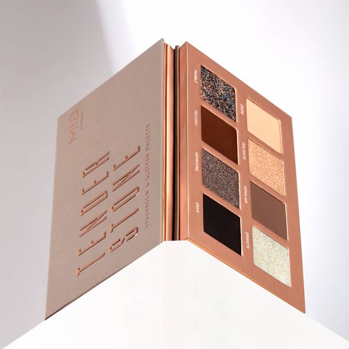 MIA COSMETICS SRL – Engroshandel Øjenskyggepalette – Tender Stone øjenskyggepalette1