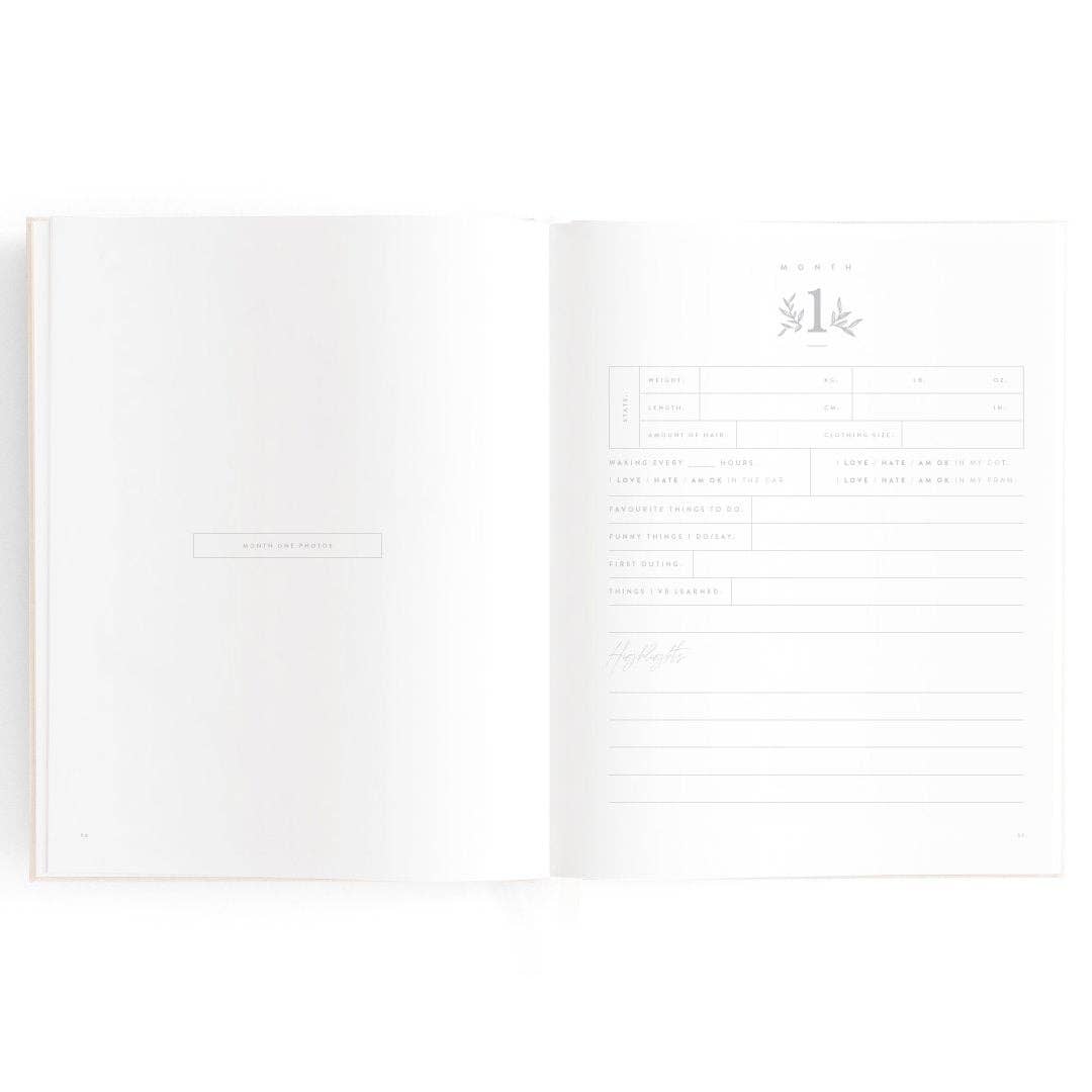 Fox & Fallow – Großhandel Erinnerungsbuch – Kind & Baby – Babybuch Buttermilk (geschlechtsneutral)18