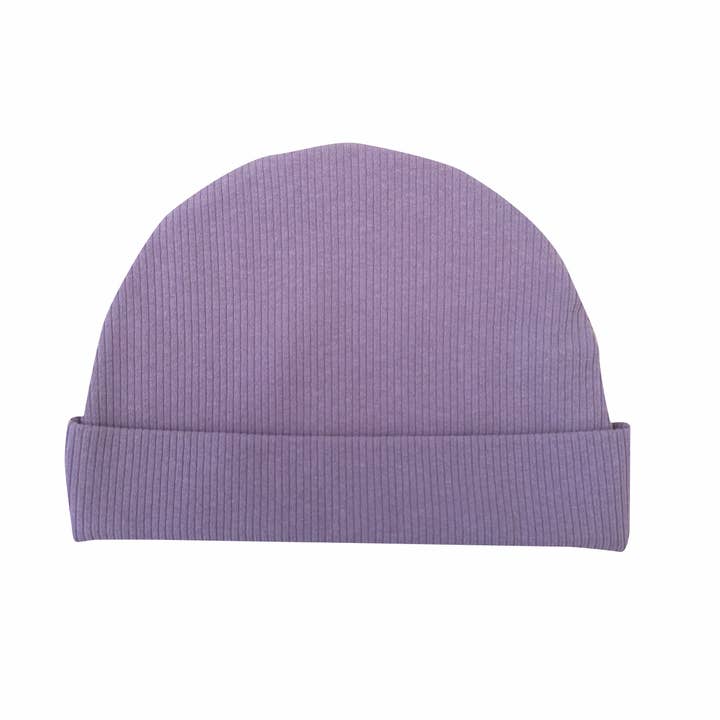 Gorro com nervuras - DUSTY PURPLE por atacado de With Love for Kids