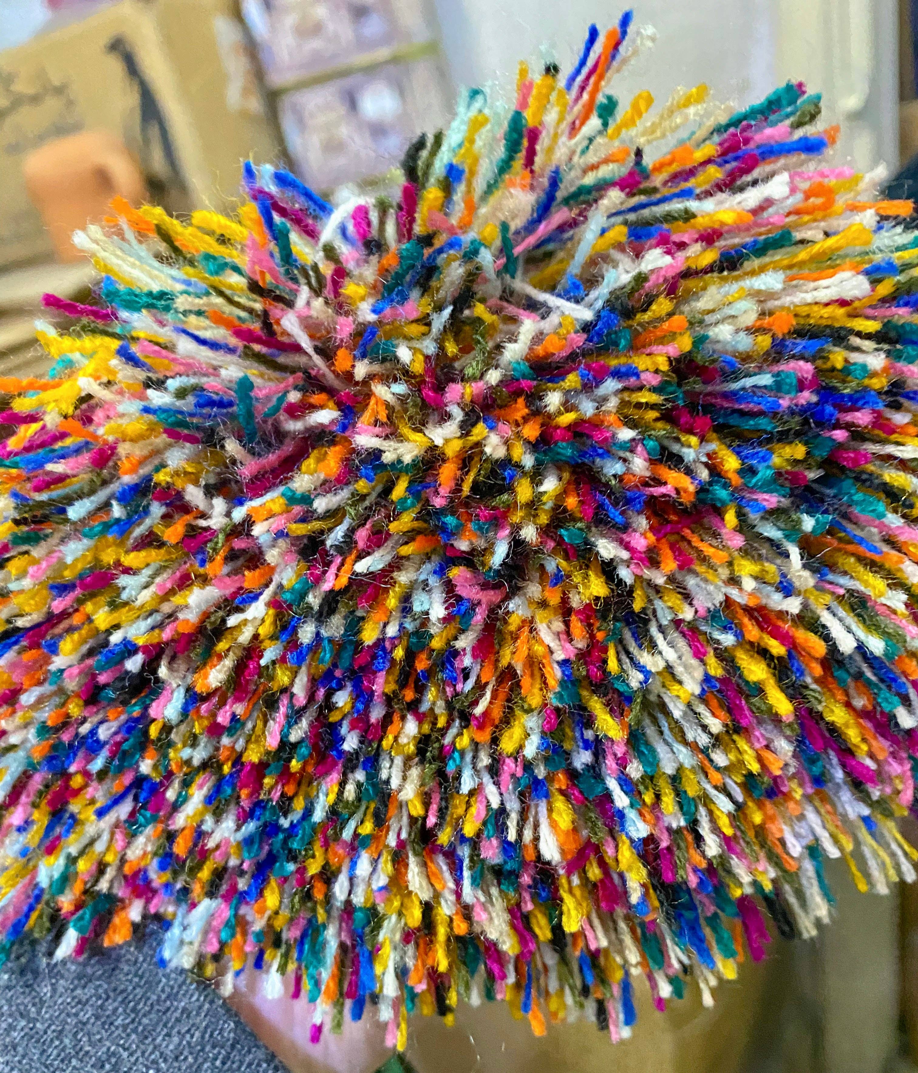 SOUK in the CITY - Wholesale Decorative Tassel/Wall Drop - XL Multi Tassel with Raffia Cup1