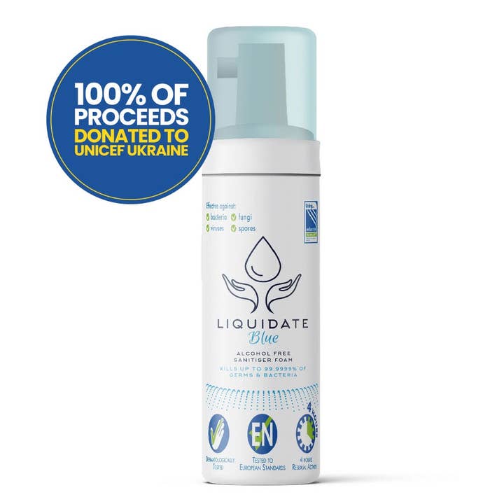 Likvidate Alkohol Free Hand Sanitiser Foamer 50ml for engroshandel hos The Hygiene Company